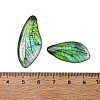 4Pcs Transparent Epoxy Resin Butterfly Wings Pendants RESI-C057-04D-3