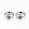 Tarnish Resistant 201 Stainless Steel Spacer Beads STAS-H376-52-2