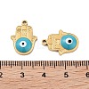 Ion Plating(IP) 316 Stainless Steel Enamel Pendants STAS-U014-72G-02-3