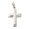 Non-Tarnish 304 Stainless Steel Pendants STAS-K244-04P-1