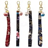 Japanese Polyester Wristband Pendant Decoration HJEW-JM02266-1