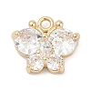 Brass Micro Pave Cubic Zirconia Pendants KK-Z094-16G-02-1