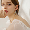 10Pairs 2 Styles Brass Dangle Earring Findings EJEW-GA00001-6
