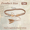 Bohemian Imitation Leather Tassel Wrap Chain Belts AJEW-WH20033-096AS-D-2