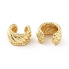 Brass Chunky Cuff Earrings for Men Women EJEW-B013-02-2