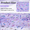 Feather Pattern Nylon Fabric DIY-WH20066-004A-2
