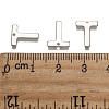 Tarnish Resistant 304 Stainless Steel Letter Charms X-STAS-O072-T-2