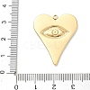 304 Stainless Steel Enamel Pendants STAS-F360-16G-03-3