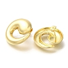 Rack Plating Big Conch Snail Brass Stud Earrrings EJEW-L097-09G-2