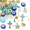 DIY Marine Theme Resin & Alloy Enamel Bead European Bracelet Making Kits DIY-FS0006-87-3