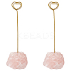 Heart Iron Memo Photo Stand Holder AJEW-WH0650-75-1