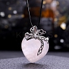 Natural Rose Quartz Pendants PW-WG93949-04-1
