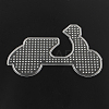 Motorcycle ABC Plastic Pegboards used for 5x5mm DIY Fuse Beads LS-X-DIY-Q009-46-1