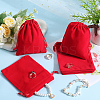 Rectangle Velvet Drawstring Pouches TP-BBC0001-06C-4