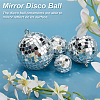 Mirror Ball Reflective Ball Pendants DIY-WH0570-26-4