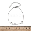 201 Stainless Steel Cable Chain Bracelets BJEW-H205-01B-P-5