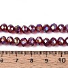 Electroplate Glass Bead Strands LS-EGLA-J047-6x4mm-AB07-4