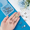 20Pcs 316 Stainless Steel Clip-on Earring Findings STAS-UN0053-54-4