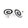 Halloween wood beads WOOD-S064-01D-2