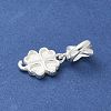 925 Sterling Silver Clover European Dangle Charms STER-H115-09S-2
