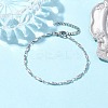Non-Tarnish 304 Stainless Steel Oval Link Chain Bracelets for Women Men BJEW-JB10271-2
