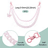 Acrylic Butterfly Layered Chain Belts for Jeans Pants HJEW-TAC0113-3