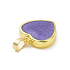 Real 18K Gold Plated Eco-friendly Rack Plating Brass Enamel Pendants KK-F843-06G-05-3