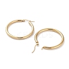 Ring 304 Stainless Steel Hoop Earrings for Women Men EJEW-B049-01D-G-2