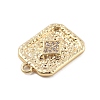 Brass Micro Pave Cubic Zirconia Pendants LS-KK-D283-30G-04-2