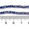 Baking Electroplate Glass Beads Strands DGLA-A039-J4mm-B04-4