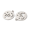 Non-Tarnish 201 Stainless Steel Pendants STAS-A084-09P-2