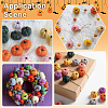 36Pcs Handwork Felt Needle Felting Pumpkin Ornaments AJEW-SC0031-39B-6
