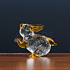 Glass Chinese Zodiac Figurines Statues for Home Office Desktop Feng Shui Ornament PW-WGC1701-03-1