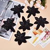 Flower Gauze Embroidery Ornaments Accessories LS-DIY-WH0308-310F-4