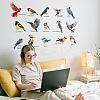 Translucent PVC Self Adhesive Wall Stickers STIC-WH0015-301-6