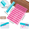 1 Bag Letters & Numbers PP Plastic Cookie Stamps DIY-SC0033-91-2