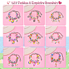 DIY European Bracelet Making Kits DIY-YWC0006-03A-4