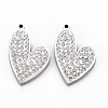 201 Stainless Steel Pendants STAS-Q240-087P-1