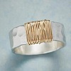 Zinc Alloy Wire Wrapped Finger Rings for Women FS-WG4DD4C-03-1