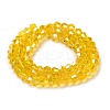 Transparent Electroplate Glass Beads Strands LS-EGLA-A039-T6mm-B22-2