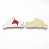 Alloy Enamel Pendants X-ENAM-T011-36KC-RS-2