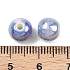 Glazed Porcelain Round Beads PORC-S490-8mm-09-2