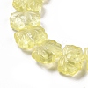 Transparent Glass Beads Strands GLAA-F114-01D-3
