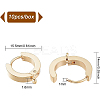 10Pcs 201 Stainless Steel Huggie Hoop Earrings Findings STAS-BC0002-45-2
