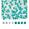 4 Strand 4 Color Transparent Electroplate Glass Beads Strands EGLA-DC0001-07B-8