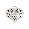 Hollow Brass Pendants for Valentine's Day KK-M289-03W-P-1