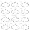 12Pcs 2 Styles 304 Stainless Steel Chain Bracelet Making AJEW-BM00003-1