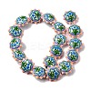 Baking Paint Glass Enamel Beads LAMP-K039-34J-2