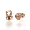 Brass Bead Cap Pendant Bails KK-F792-06LG-2
