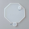 Octagon Lid Silicone Molds LS-AJEW-D046-18-2